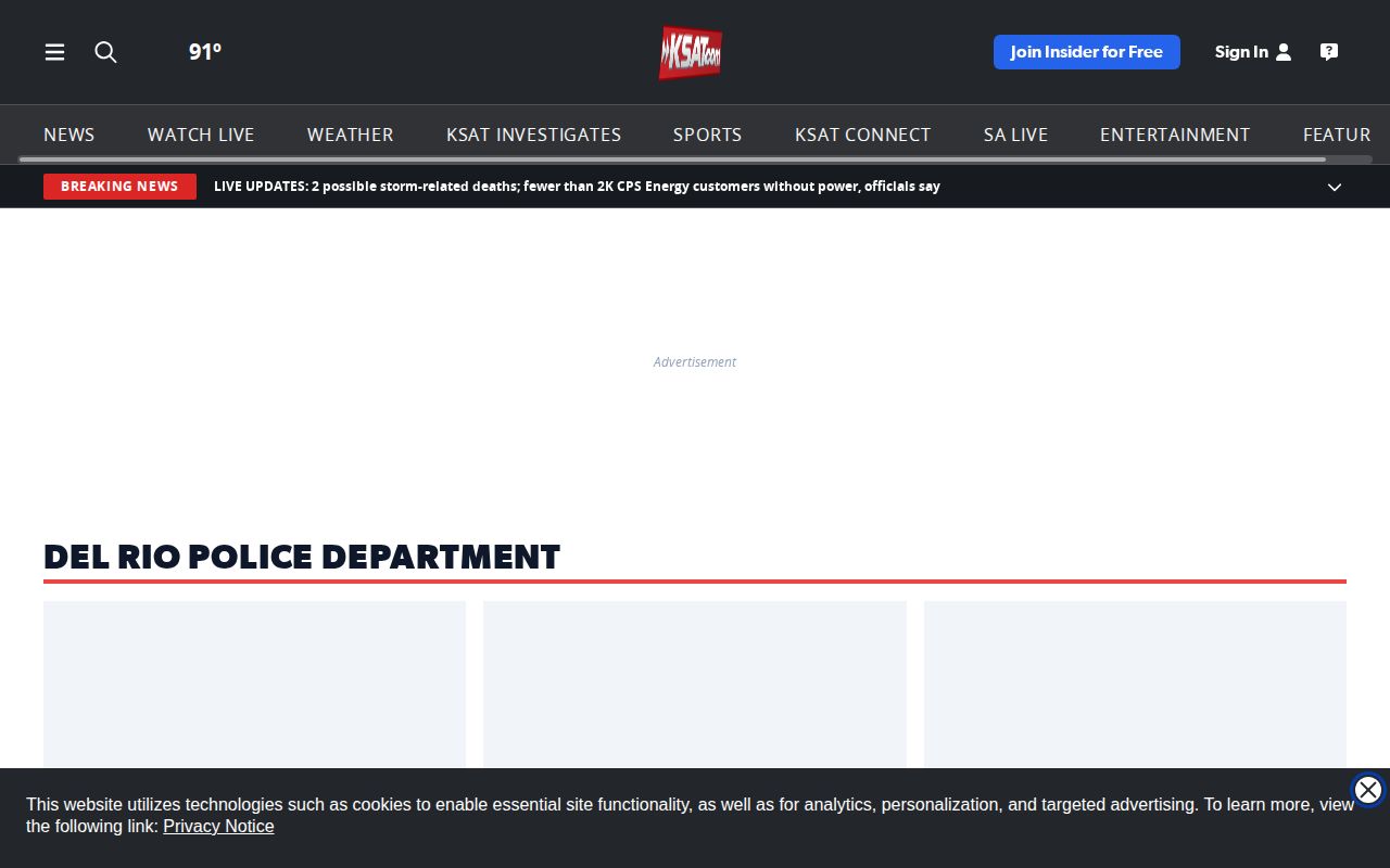 Val Verde County Del Rio arrest-record news topic page